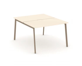 Рабочая станция на 2 места с вырезом на плоскоовальной трубе 118x150x75 Estetica images