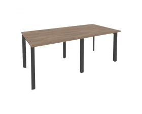 Стол переговорный (2 столешницы) на П-образном м/к 1960x980x750 Onix images