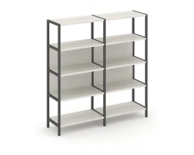 Двухсекционный стеллаж четырехярусный 1590х400х1613 Shelf System images