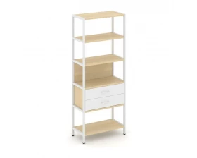 Односекционный стеллаж пятиярусный с ящиками 810х400х1980 Shelf System images