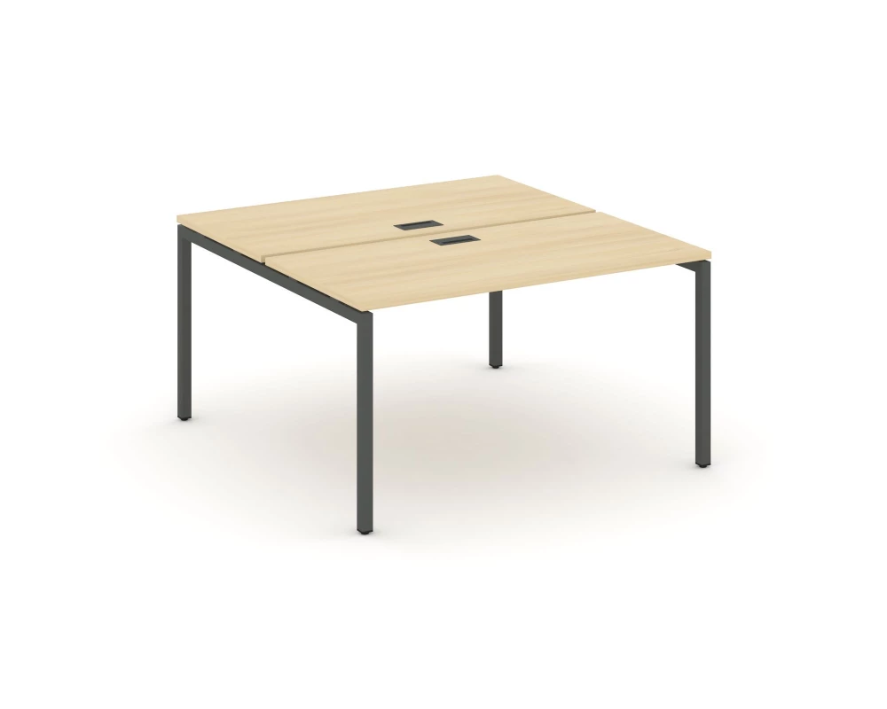 Рабочая станция 2-х сторон. на П-образном каркасе 40 мм 1380x1432x750 Style Project