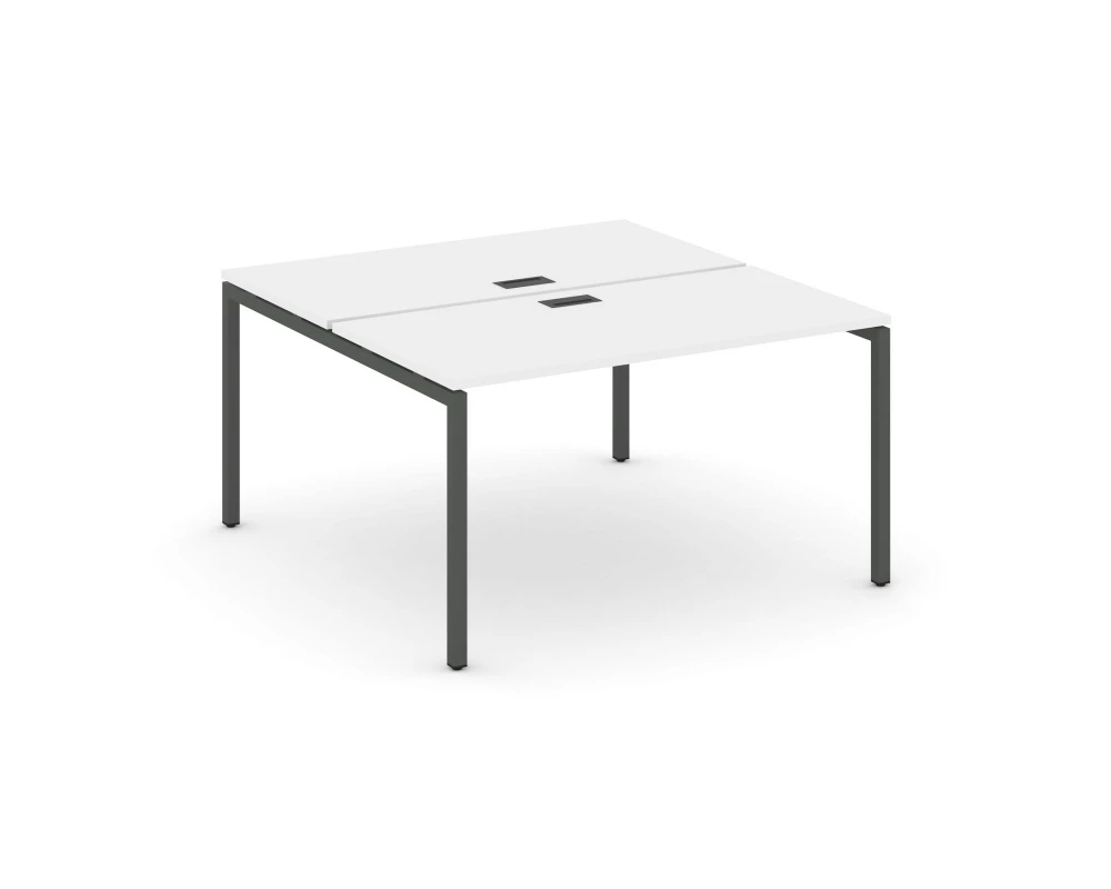 Рабочая станция 2-х сторон. на П-образном каркасе 40 мм 1380x1432x750 Style Project