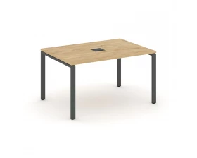 Стол переговорный на П-образном каркасе 60 мм с лючком 980x980x750 Style Project images