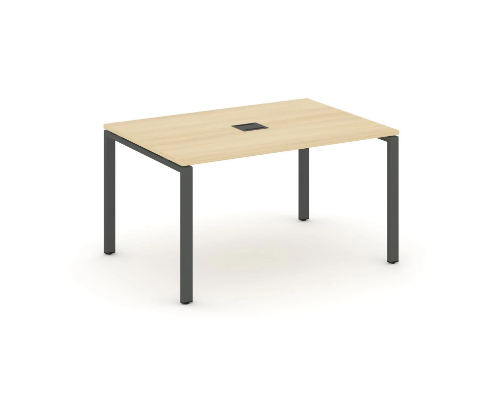 Стол переговорный на П-образном каркасе 60 мм с лючком 980x980x750 Style Project