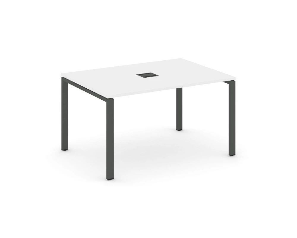 Стол переговорный на П-образном каркасе 60 мм с лючком 980x980x750 Style Project