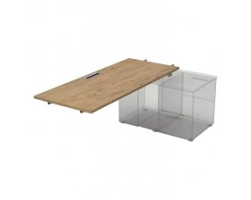 Стол рабочий прямолинейный для крепления на тумбу, средний (1800*700*750) СПС.975 Gloss images