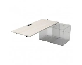 Стол рабочий прямолинейный для крепления на тумбу, средний (1800*700*750) СПС.975 Gloss images