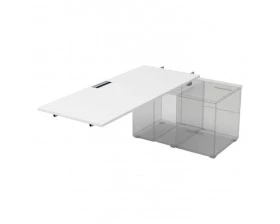 Стол рабочий прямолинейный для крепления на тумбу, средний (1800*700*750) СПС.975 Gloss images