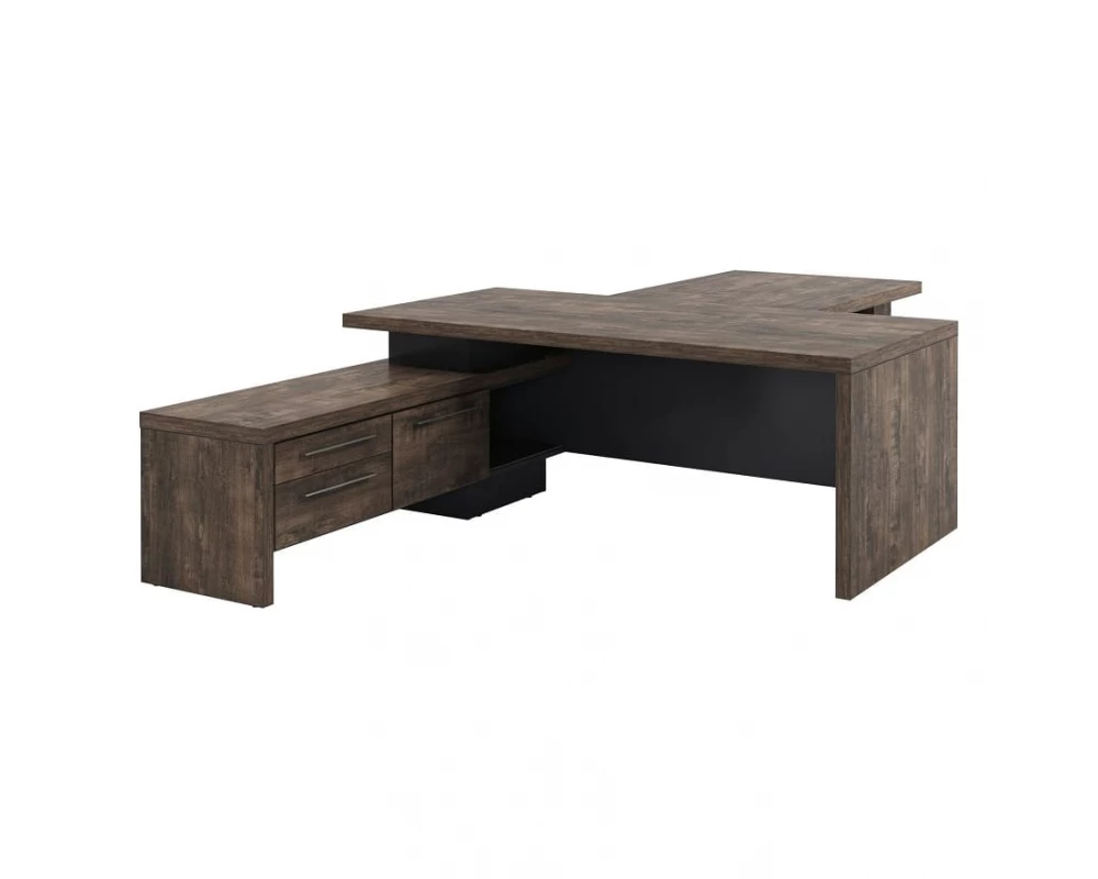 Стол руководителя с опорной тумбой T-820л.0000 Торстон