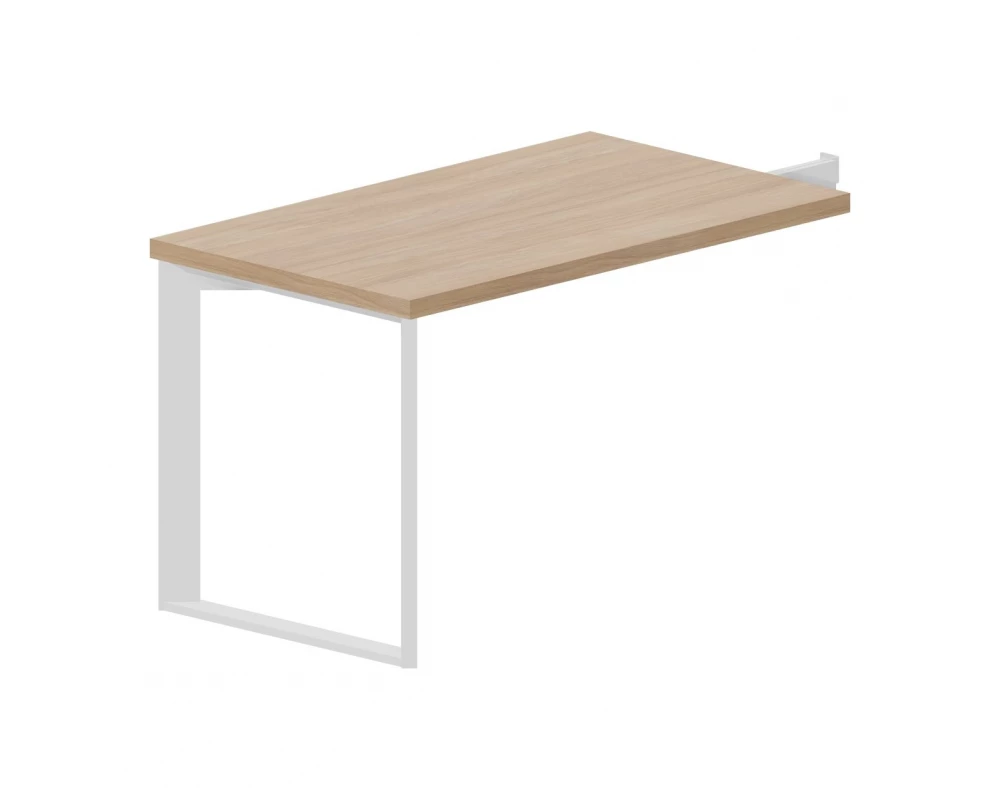 Брифинг-приставка 120х70х74 Fortum Светлый дуб/Белый