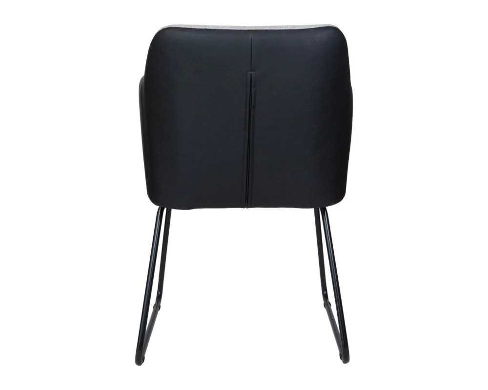 Кресло Norden Bravo Экокожа/Ткань, Серый/Черный